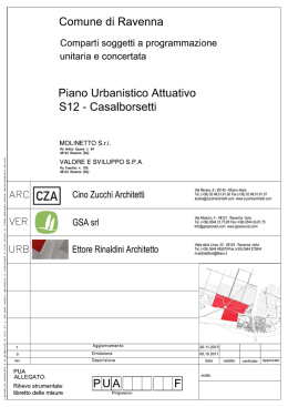Allegato F Rilievo strumentale: libretto delle misure