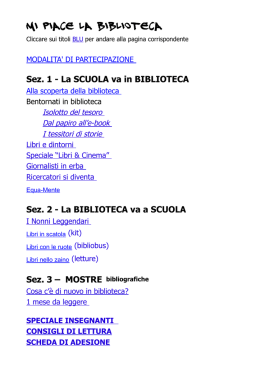Mi piace la biblioteca