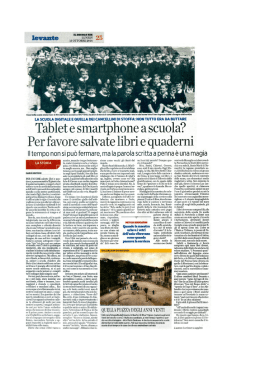 Tablet e smartphone a scuola? Per favore salvate