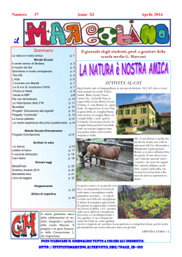 N&deg; 37 scarica pdf - Scuola Secondaria di 1&deg; Grado Statale