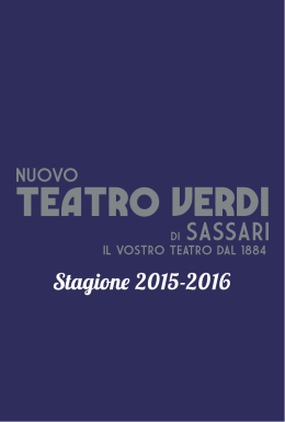 Vedi la stagione teatrale 2015-2016
