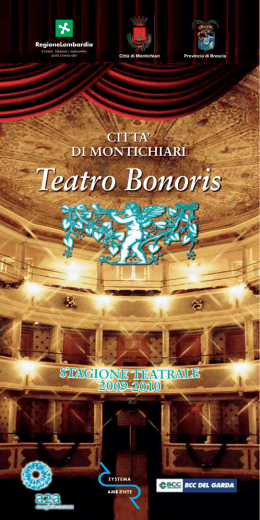 Teatro Bonoris - Comune di Montichiari