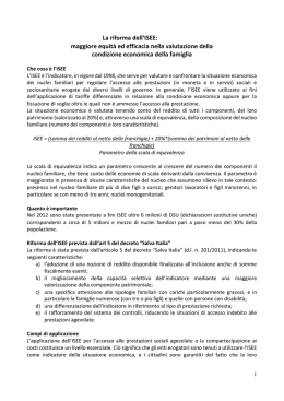 Scheda tecnica - Ministero del Lavoro e delle Politiche Sociali