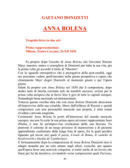 anna bolena - Magia dell`opera