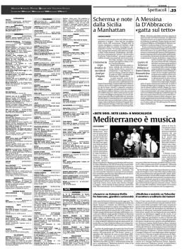 Musica e Scherma a New York: successo di