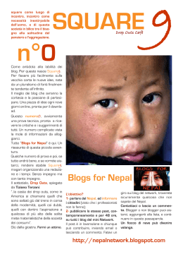 I blog del Network: Blogs for Nepal