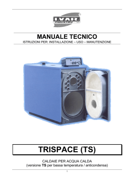 Manuale tecnico - Combustion Control
