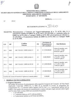 DAC T020 (INT) - Ministero della Difesa