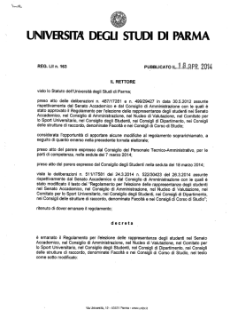 universit&agrave; deg studi di parma - Universit&agrave; degli Studi di Parma