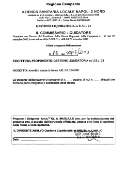Deliberazione n° 22 del 30 luglio 2013