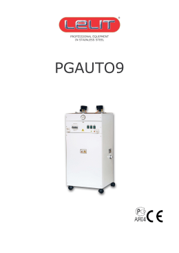 PGAUTO9 libretto istruzioni