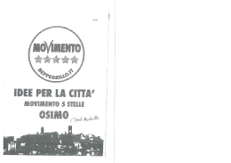 Page 1 Page 2 28.3.2014 Le idee per la citta del Movimento di