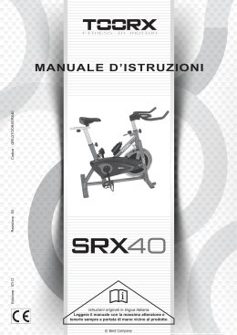 Manuale utente TOORX SRX 40