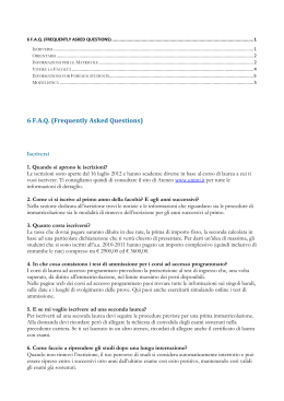 6 FAQ (Frequently Asked Questions)