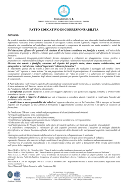 Patto corresponsabilit&aacute; scarica il pdf