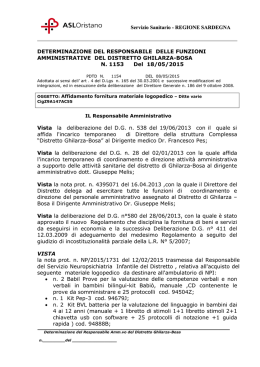 Determinazione n° 1153 del 18.05.2015.