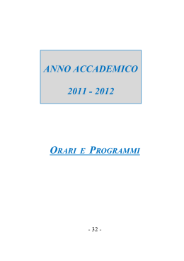 Libretto corso UTE di CIVIDALE 2011-2012