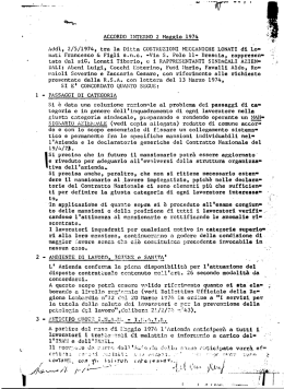 Accordo Interno 2.5.1974