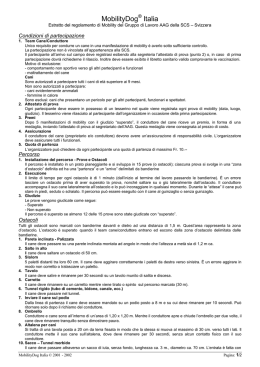 Regolamenti - Mobility dog Italia