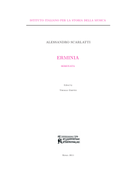 erminia - Alessandro Scarlatti 2010