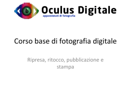 Corso base di fotografia digitale 2011-2012