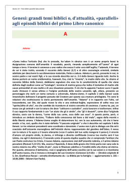 Temi biblici paralleli - Parrocchia di Formigine