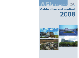 Guida ai servizi sanitari 2008 ASLASL Teramo