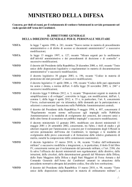 Decreto dirigenziale n. 25/13 del 30 gennaio 2013