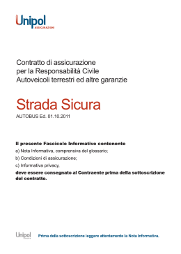 Strada Sicura - UnipolSai Assicurazioni
