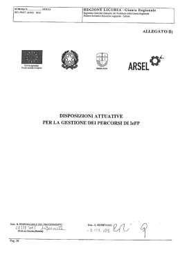 Disposizioni attuative
