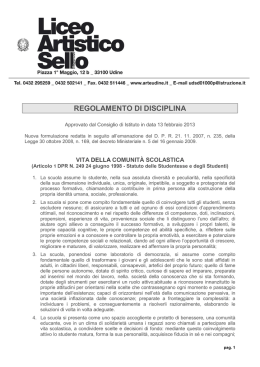 Regolamento di disciplina 13_02_2013