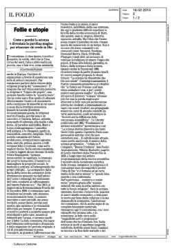 il foglio - Russia Cristiana