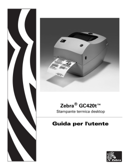Manuale GC420T - Zebra Technologies