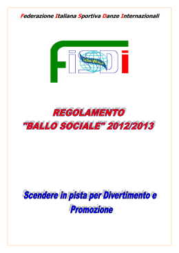 Federazione Italiana Sportiva Danze Internazionali