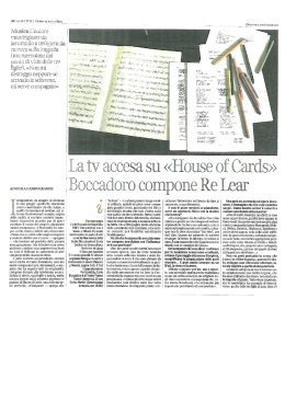 L`articolo sul Corriere della Sera del 18 ottobre 2015.