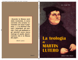 La teologia di Lutero