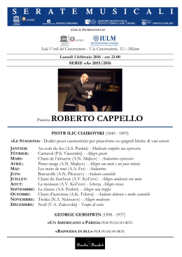 Pianista ROBERTO CAPPELLO