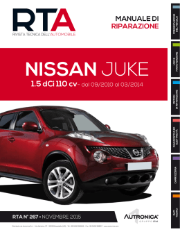 nissan juke - RTA il manuale di riparazione auto per meccanici