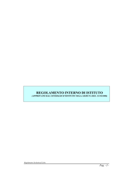 Regolamento Scolastico[1]