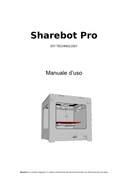 Manuale Sharebot Pro