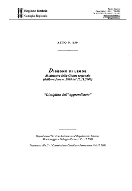 Disciplina dell` apprendistato