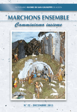 marchons ensemble 12 - Suore di San Giuseppe, congregazione di