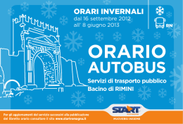 orario - Comune di Mondaino