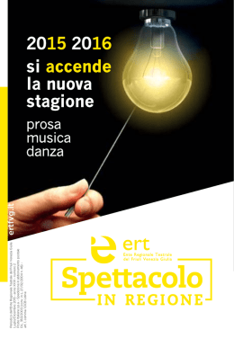 Scarica la rivista Spettacolo in Regione