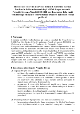 Il ruolo del colore in interventi diffusi di ripristino estetico funzionale