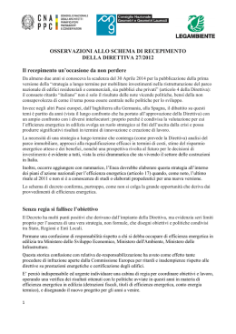 scarica le osservazioni DL efficienza energetica