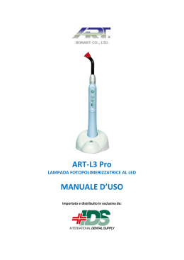 ART-L3 Pro MANUALE D`USO