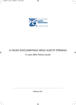 il falso documentale negli illeciti stradali