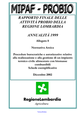 Scarica le schede in formato PDF - CTI Comitato Termotecnico Italiano