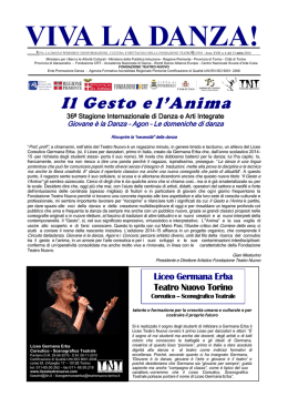 6 del 2014 VLDANZA - Fondazione Teatro Nuovo Torino